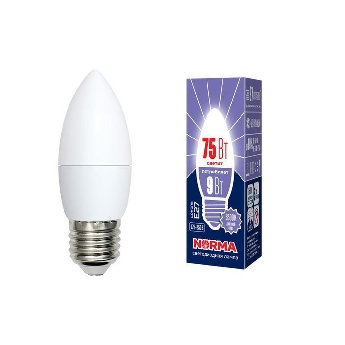 Лампа светодиодная Свеча матовая  - купить Лампочки по цене 100.0