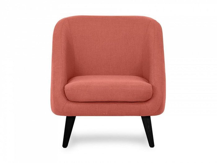 Кресло Corsica кораллового цвета - купить Интерьерные кресла по цене 23900.0