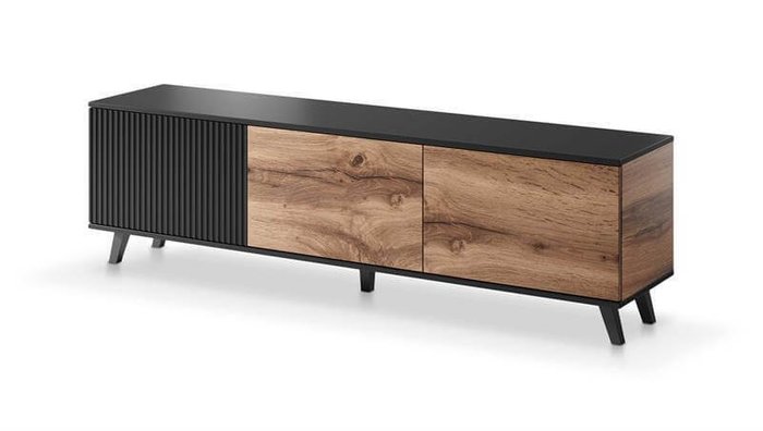 Тумба под телевизор Random RTV-2 бежево-черного цвета