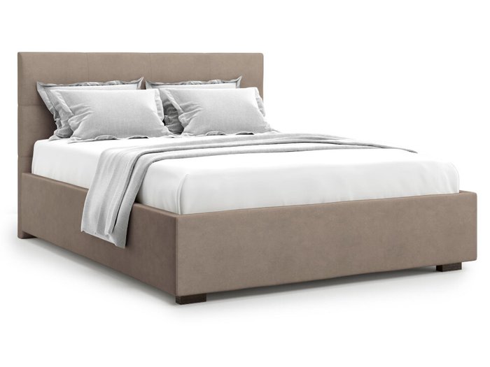Кровать Garda 140х200 светло-коричневого цвета с подъемным механизмом  - купить Кровати для спальни по цене 36000.0