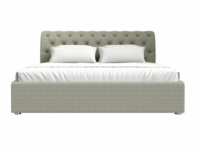 Кровать Сицилия 180х200 бежево-серого цвета с подъемным механизмом  - купить Кровати для спальни по цене 94999.0