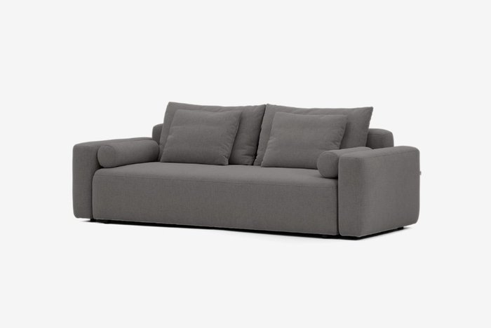 Диван-кровать Olmo Lite серого цвета - купить Прямые диваны по цене 49990.0