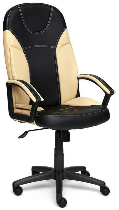 Кресло офисное Twister черно-бежевого цвета