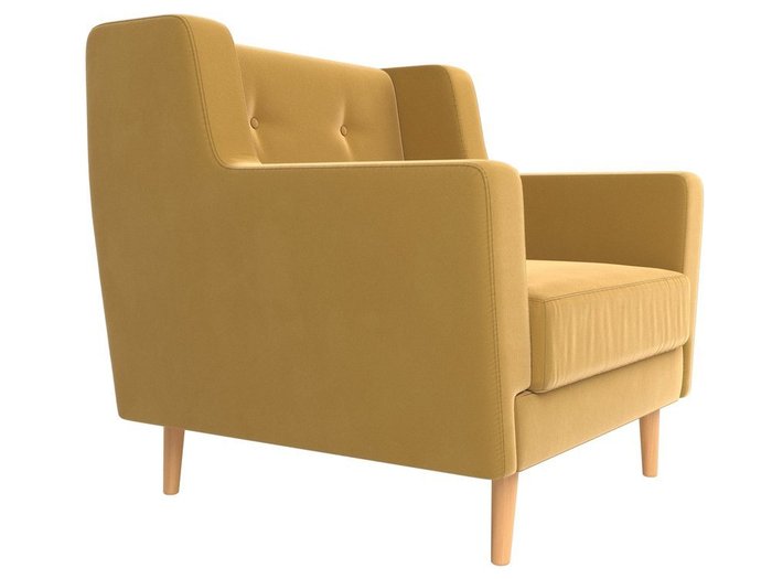 Кресло Брайтон желтого цвета - лучшие Интерьерные кресла в INMYROOM