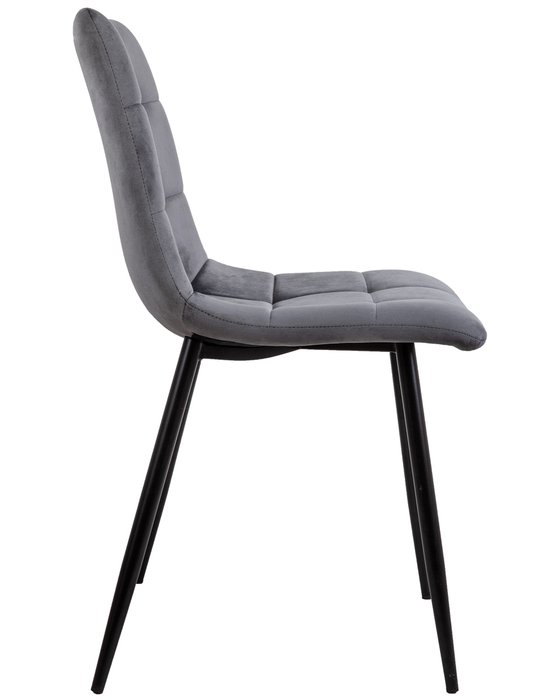 Стул Dallas серого цвета - лучшие Обеденные стулья в INMYROOM