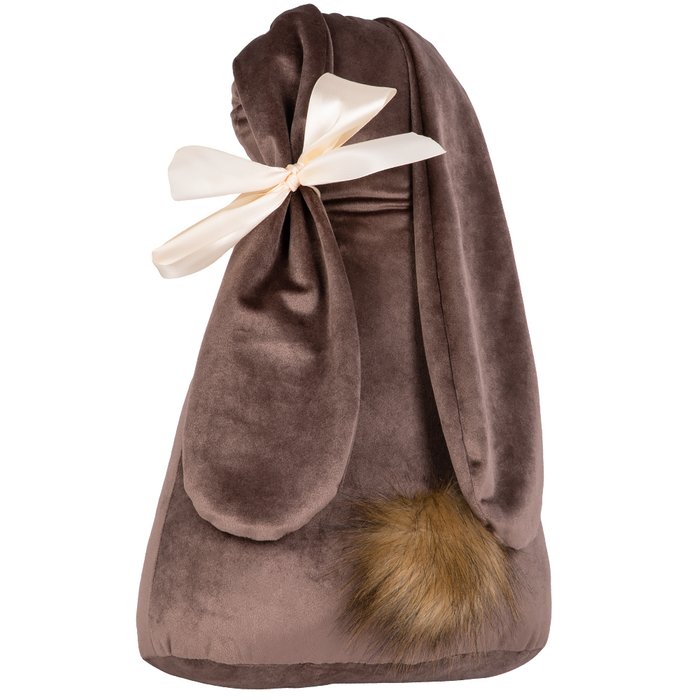 Подушка декоративная Кролик Мия коричневого цвета - купить Декоративные подушки по цене 1947.0