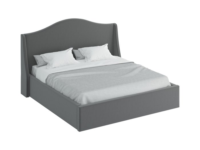 Кровать Soul Lift серого цвета 200х200