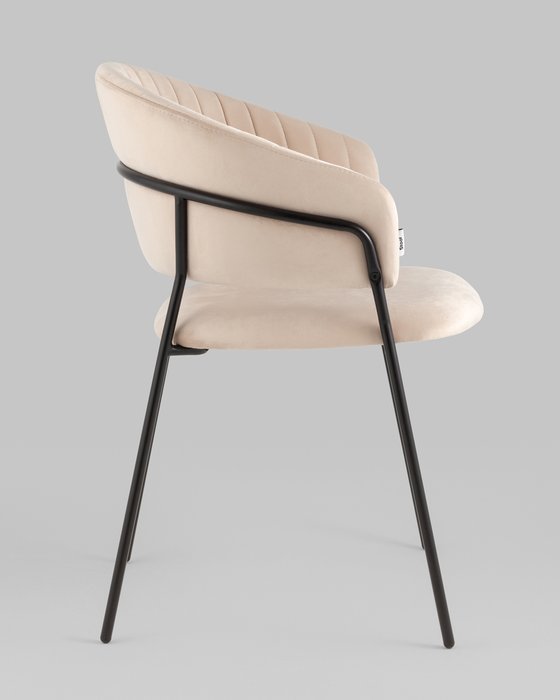 Стул Бруно кремового цвета - лучшие Обеденные стулья в INMYROOM