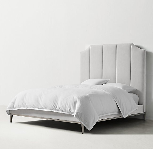 Кровать Sabine 180х200 молочного цвета - лучшие Кровати для спальни в INMYROOM