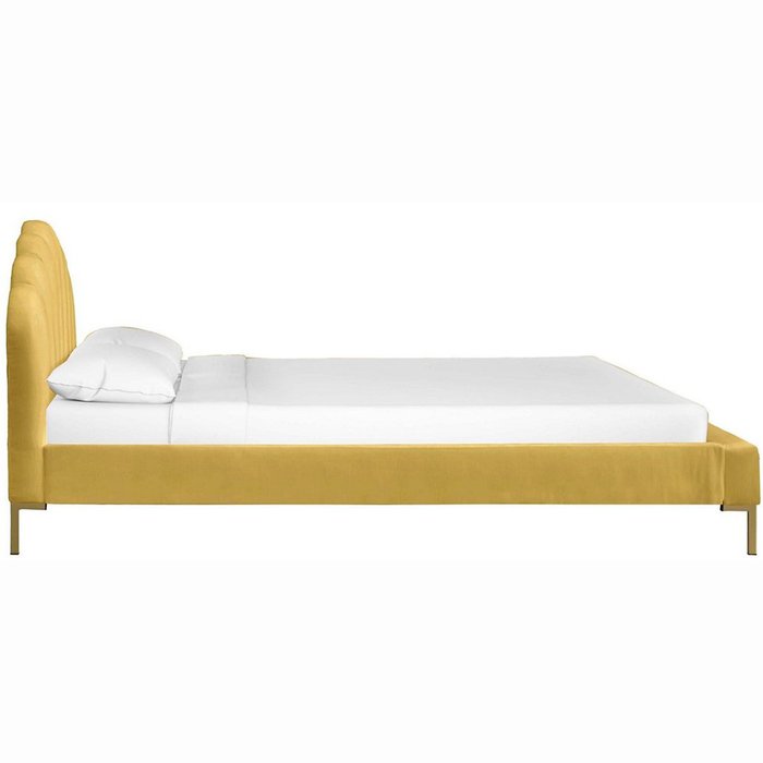 Кровать Isabella Platform желтого цвета 160x200  - лучшие Кровати для спальни в INMYROOM