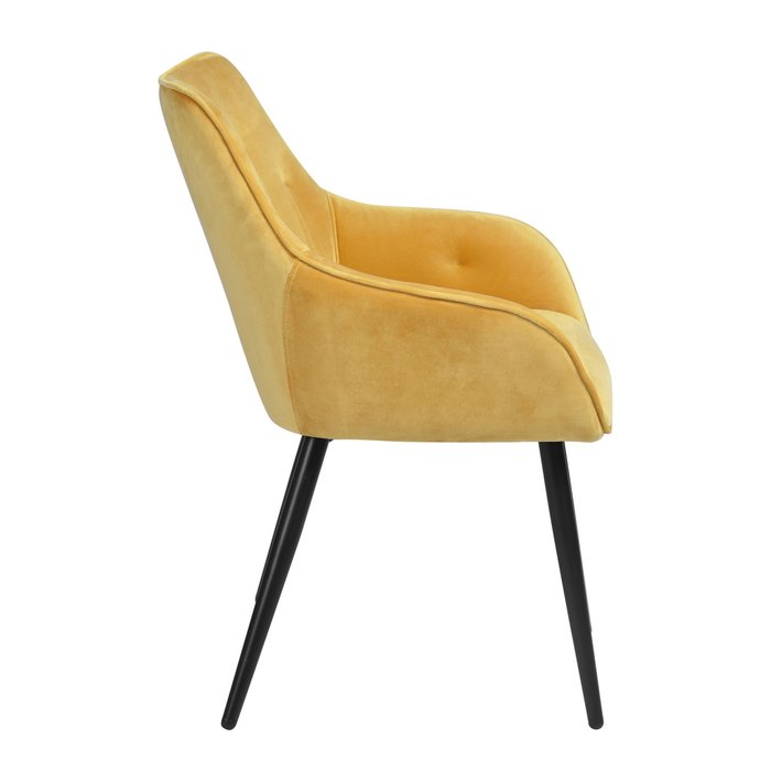 Стул Чендлер желтого цвета  - лучшие Обеденные стулья в INMYROOM