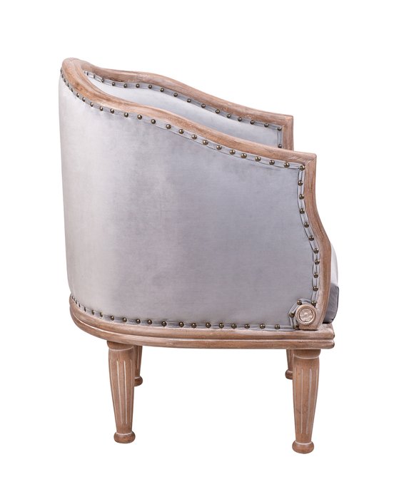 Кресло Alamo grey серого цвета - лучшие Интерьерные кресла в INMYROOM
