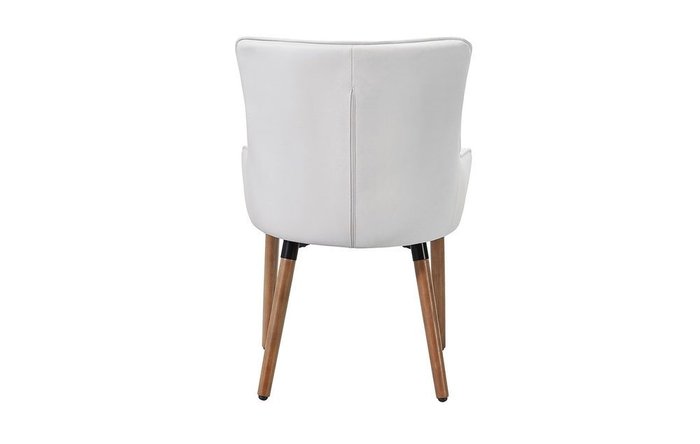 Мягкий стул белого цвета - лучшие Обеденные стулья в INMYROOM