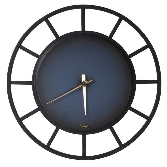 Часы настенные Пандора синего цвета