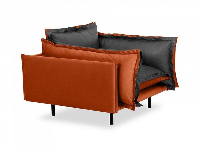 Кресло Barcelona терракотово-серого цвета - лучшие Интерьерные кресла в INMYROOM