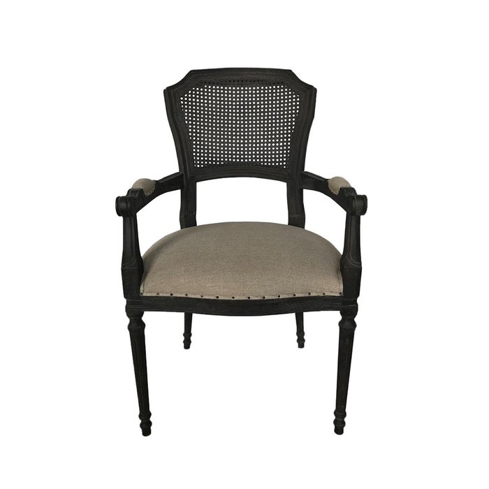 Стул с обивкой из льна - купить Обеденные стулья по цене 52650.0