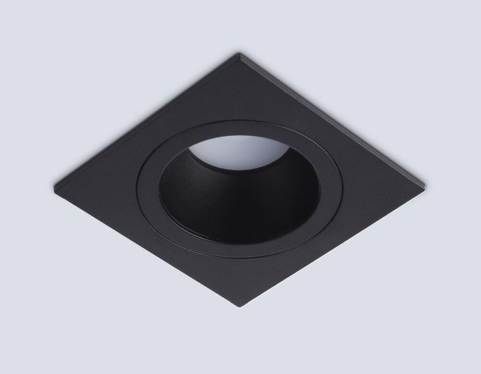 Встраиваемый светильник Technic base TN102828 (металл, цвет черный) - купить Встраиваемые споты по цене 820