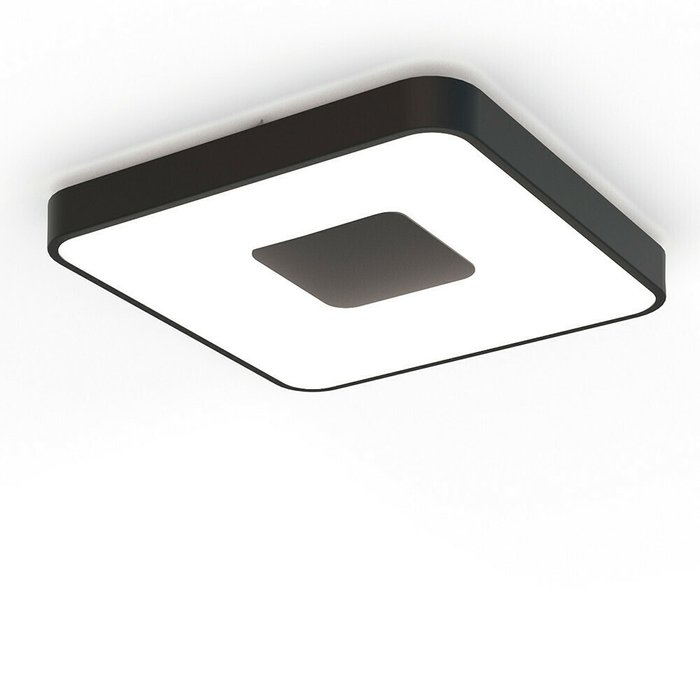 Светильник потолочный Coin M черно-белого цвета