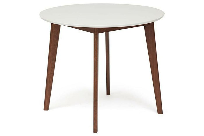 Обеденный стол Bosco бело-коричневого цвета