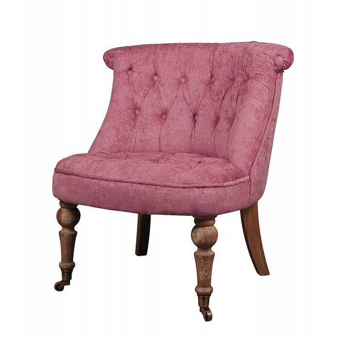 Розовое кресло из массива дуба - купить Интерьерные кресла по цене 30435.0