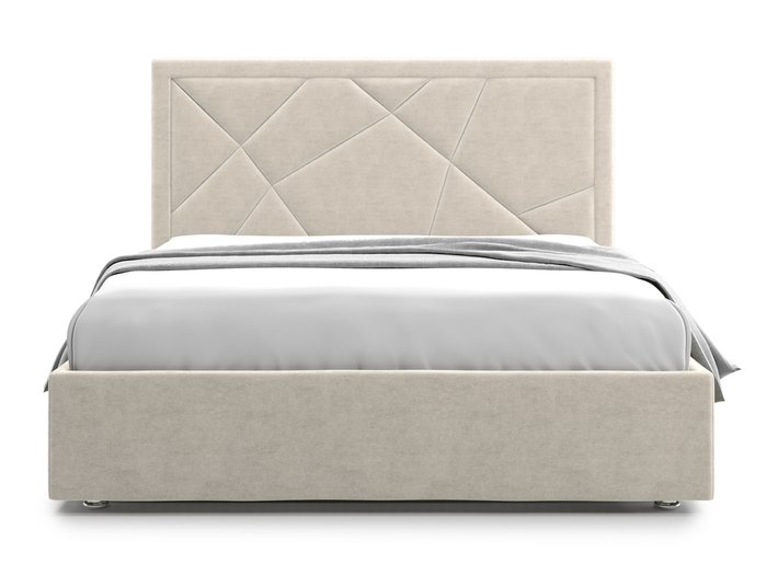 Кровать Premium Milana 3 180х200 бежевого цвета с подъемным механизмом - купить Кровати для спальни по цене 77200.0