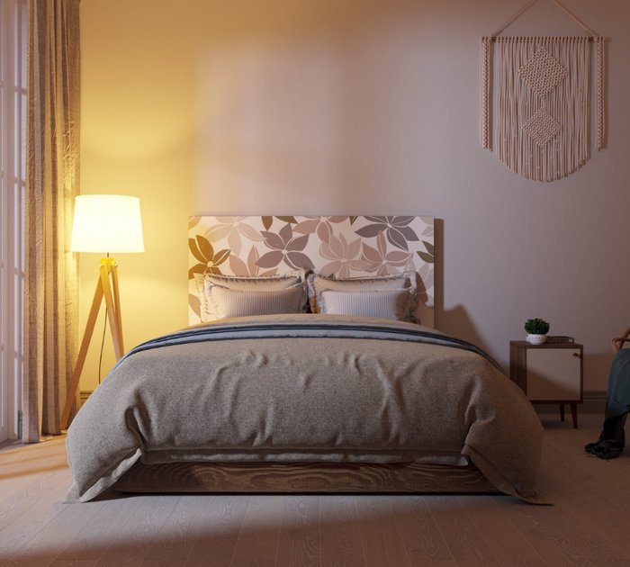 Кровать Berber 160 х 200 27 принт   - лучшие Кровати для спальни в INMYROOM