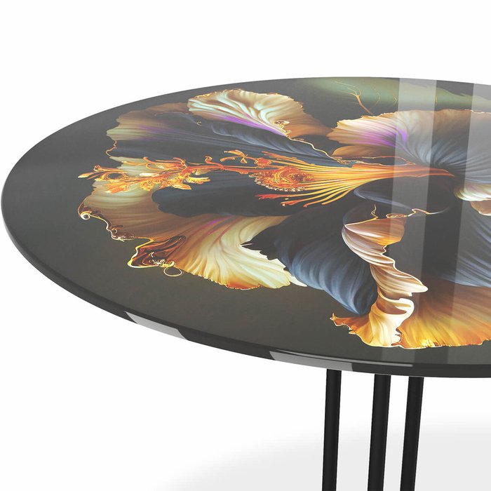 Кофейный стол Cosmic со стеклянной столешницей  - лучшие Кофейные столики в INMYROOM
