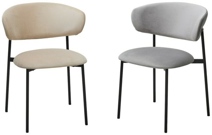 Стул Леонардо светло-серого цвета - лучшие Обеденные стулья в INMYROOM