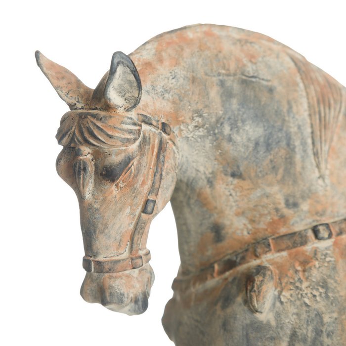 Декор настольный Лошадь серого цвета - купить Фигуры и статуэтки по цене 10940.0