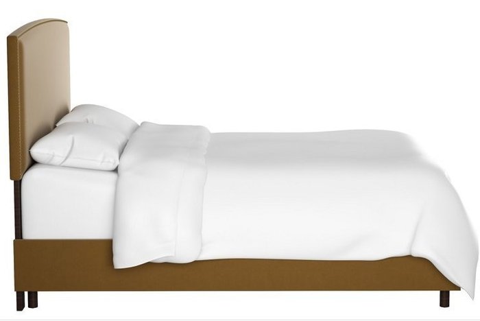 Кровать Everly Sand коричневого цвета 160х200 - купить Кровати для спальни по цене 90000.0