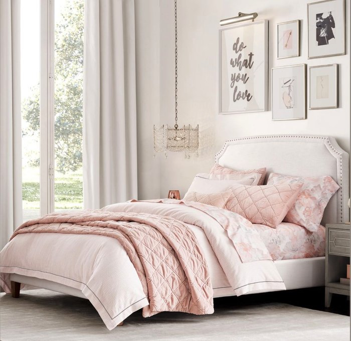 Кровать Antonina 180х200 белого цвета - лучшие Кровати для спальни в INMYROOM