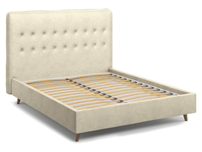 Кровать Bergamo бежевого цвета 180х200 - купить Кровати для спальни по цене 45000.0