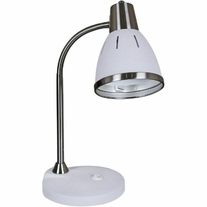 Настольная лампа 02155-0.7-01 WT (металл, цвет белый) - лучшие Рабочие лампы в INMYROOM