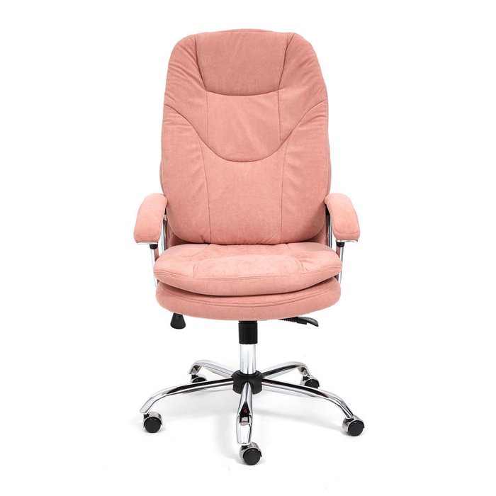 Кресло офисное Softy розового цвета  - купить Офисные кресла по цене 20426.0