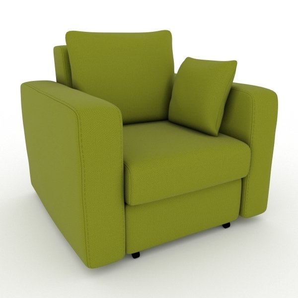 Кресло-кровать Liverpool зеленого цвета