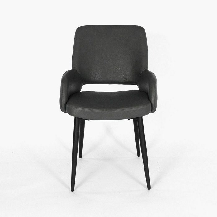 Стул Арона темно-серого цвета  - купить Обеденные стулья по цене 7500.0