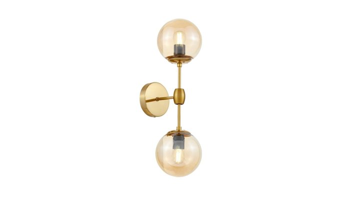 Бра Zodiak LDW 6001-2 MD (стекло, цвет янтарный) Бра Zodiak LDW 6001-2 MD (стекло, цвет янтарный)