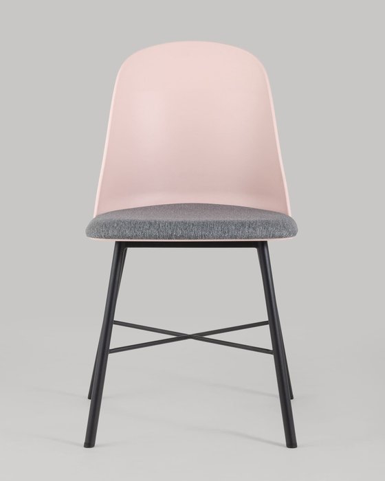 Стул Shell серо-розового цвета - лучшие Обеденные стулья в INMYROOM