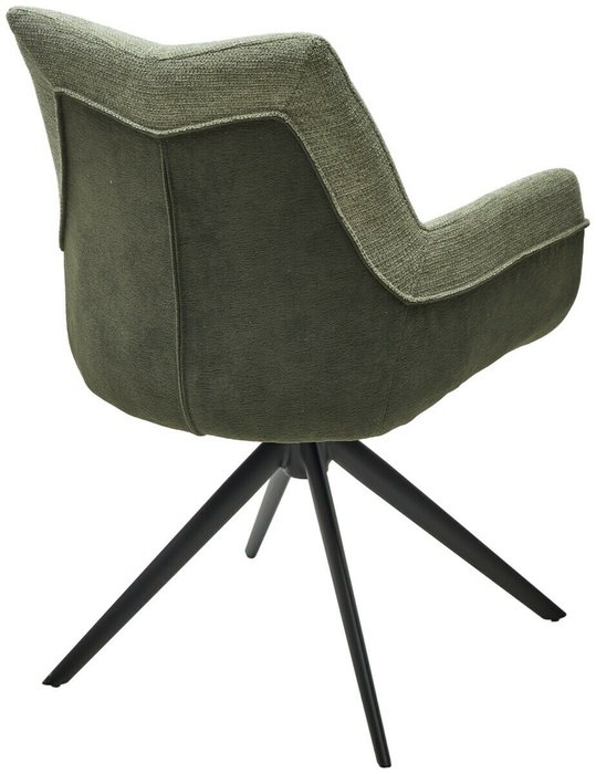 Стул Pontus вращающийся зеленого цвета - лучшие Обеденные стулья в INMYROOM