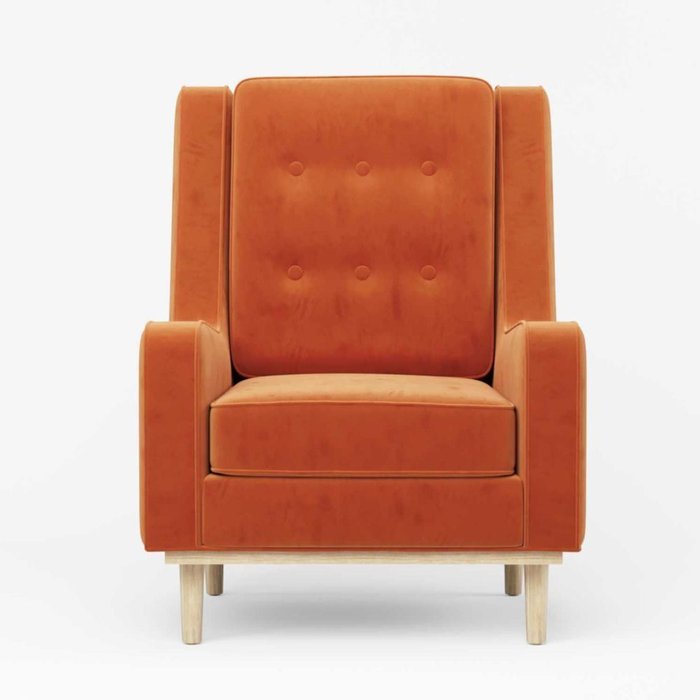 Кресло Scott оранжевого цвета - купить Интерьерные кресла по цене 29900.0
