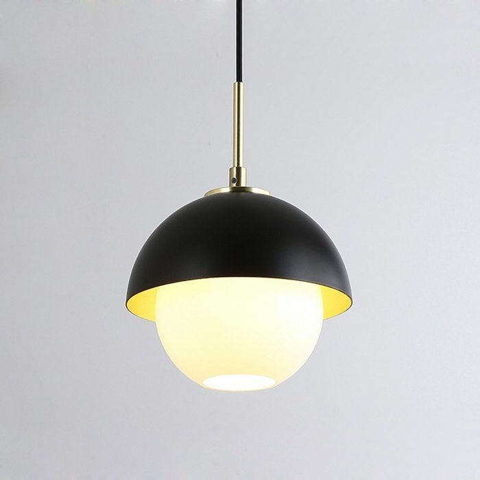 Подвесной светильник Olve черно-белого цвета - лучшие Подвесные светильники в INMYROOM