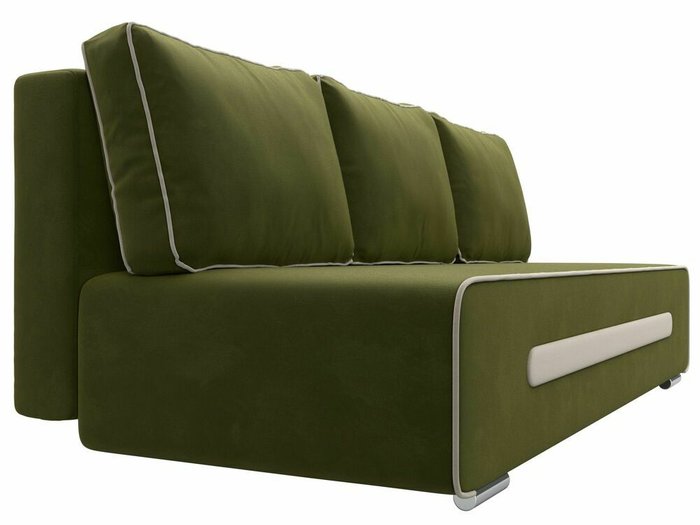 Прямой диван-кровать Приам зеленого цвета - лучшие Прямые диваны в INMYROOM