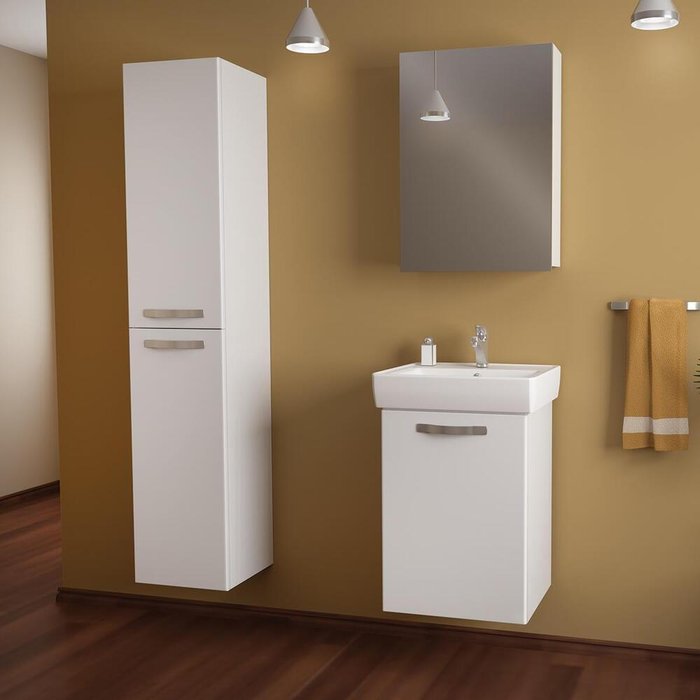 Пенал Dreja Almi 35 белый - лучшие Пеналы для ванной комнаты в INMYROOM Пенал Dreja Almi 35 белый - лучшие Пеналы для ванной комнаты в INMYROOM
