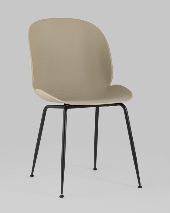 Стул Beetle пластик бежевого цвета - купить Обеденные стулья по цене 21980.0