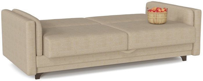 Диван-кровать прямой Лэнгли бежевого цвета - купить Прямые диваны по цене 20550.0