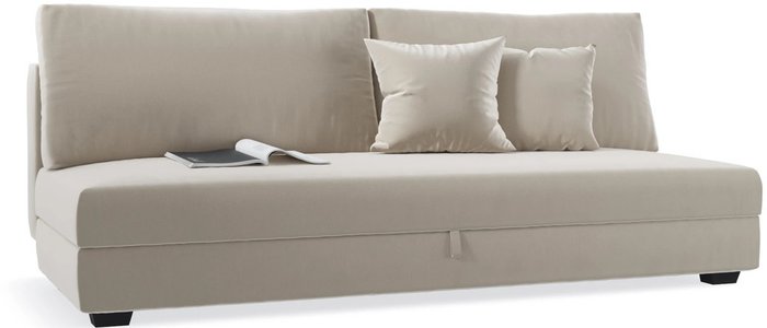 Прямой диван-кровать Forest светло-бежевого цвета