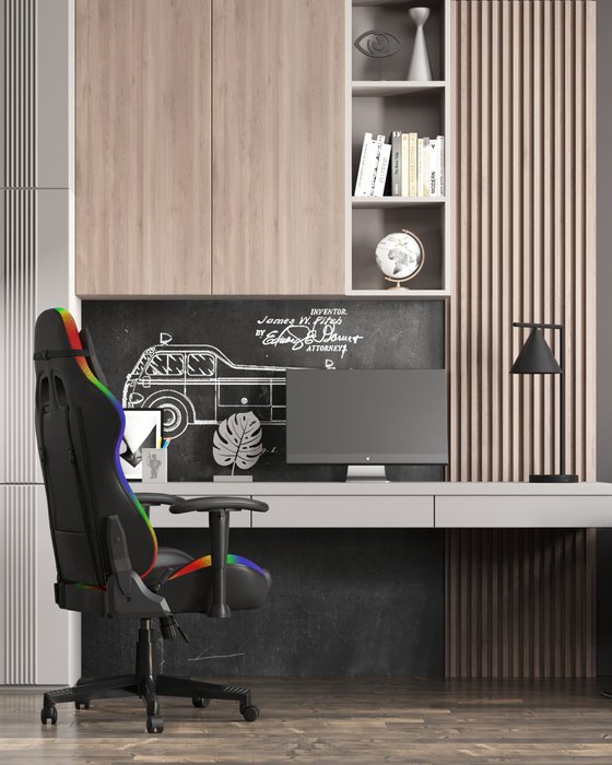 Кресло спортивное Top Chairs черного цвета - лучшие Офисные кресла в INMYROOM