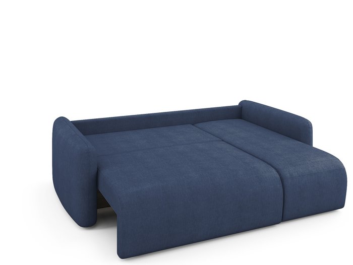 Угловой раскладной диван Arti левый синего цвета - купить Угловые диваны по цене 77100.0