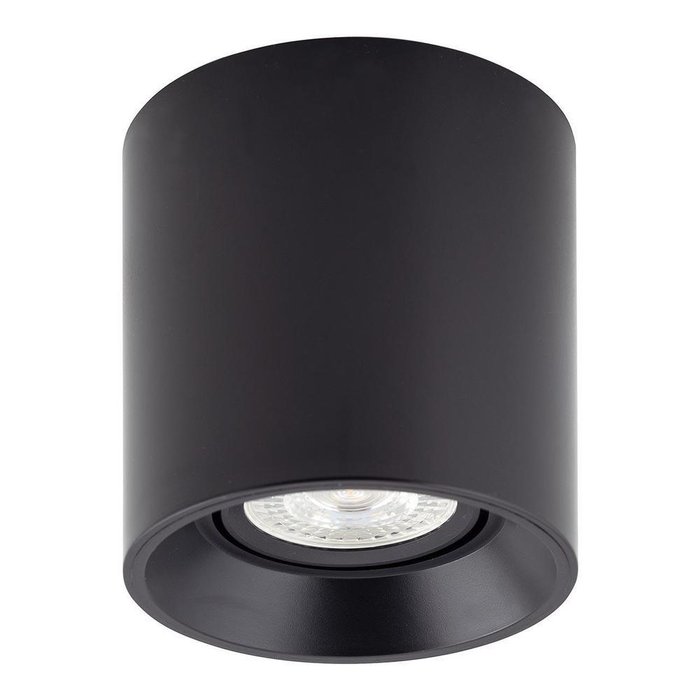 Потолочный светильник из пластика черного цвета