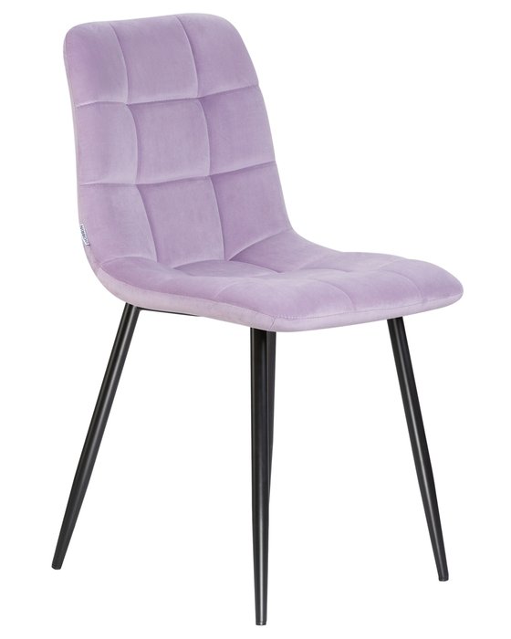 Стул обеденный Alex фиолетового цвета с черными ножками - купить Обеденные стулья по цене 4930.0